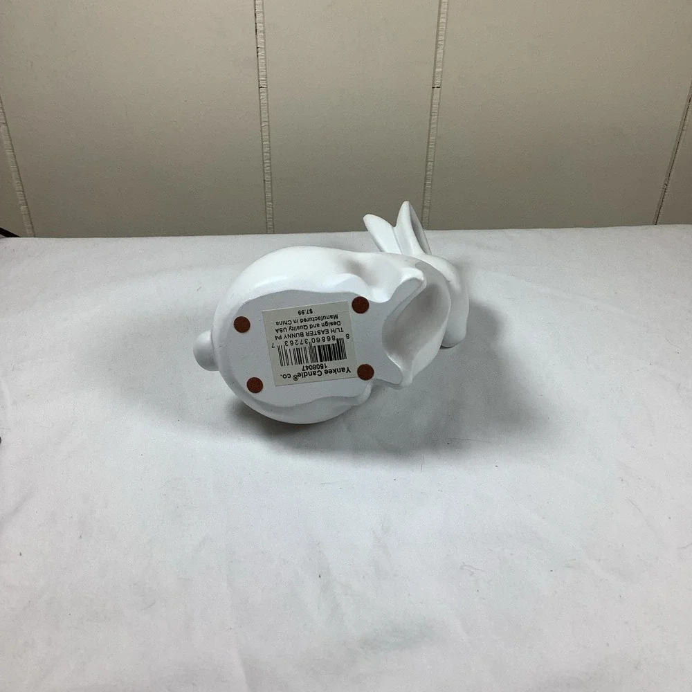 Yankee Candle Ceramic Easter Bunny Votive Tealight Candle Holder White